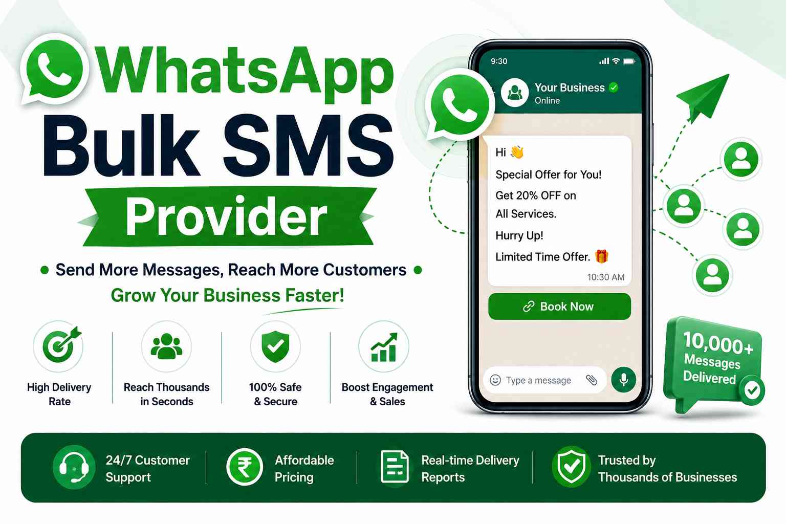 WhatsApp Bulk SMS Provider
